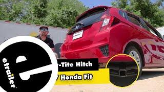 etrailer | How to Install: Draw-Tite Sportframe Trailer Hitch Receiver on your 2017 Honda Fit