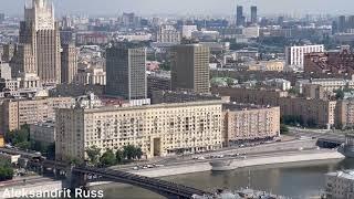 Современная Москва вид на Москву с высоты. Свежее видео июль 2022. Есть ли отличия?