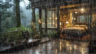 【2M】 Cozy Bedroom in the Rainy forest ️| Let window open to a deep sleep instantly 