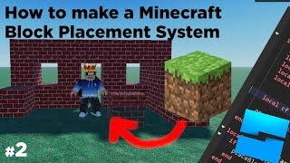 MINECRAFT/VOXEL GRID Placement System - Roblox Studio Tutorial