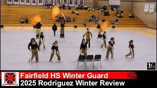 2025 Fairfield HS Winter Guard at Rodriguez Winter Review: "Everybody's Gone Crazy"