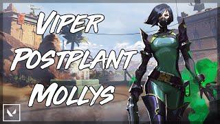 VALORANT VIPER POSTPLANT MOLLYS [ALL MAPS] [TIME STAMPS]