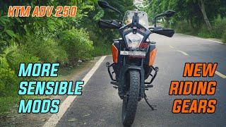 THE BEST HEADLIGHT (IMO) for KTM ADV250 | NEW RIDING GEARS #airmotovlogs #KTM Adventure250