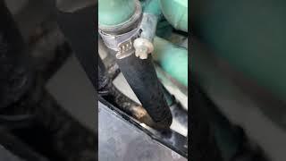 Coolant leak on Volvo Vnl 760 2021 was the water pump                          #USA trucking