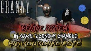 Roblox Granny - Revive system leak, main menu remake, and in game economy changes!