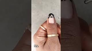 Easy Nail Art At Home #nailart #naildesign #youtubeshorts #shortsvideo #easynailart #nails