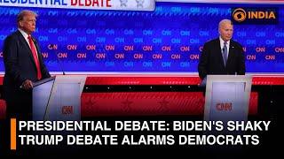 Presidential debate: Biden's shaky Trump debate alarms Democrats | DD India News Hour