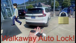 Walkaway Auto Lock! How to enable/disable in 2024 Honda CRV