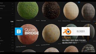 [NEW] How connect Quixel Bridge to Blender and how export Assets