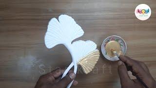 White Cement craft ideas home decoration Easy || showpiece banana