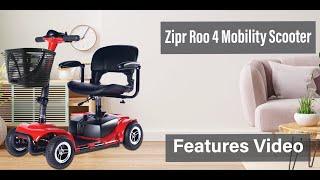 Zipr Roo 4 Wheel Mobility Scooter Features