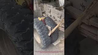 "Tire Rock Rescue!  Genius Hack to Free Stuck Stones"