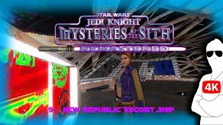 Star Wars Jedi Knight Mysteries of the Sith REMASTERED - Level 09  ALL SECRETS -Playing with Mods #4