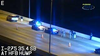 Search underway for suspect who shot 2 motorcyclists on Tampa bridge