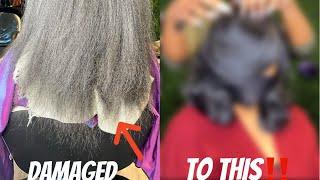 DAMN!!! I can’t believe I saved her hair ‼️‼️ Detailed voice over ‼️