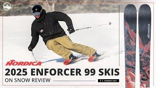 2025 Nordica Enforcer 99 On Snow Ski Review at Stowe Mountain Resort with SkiEssentials.com