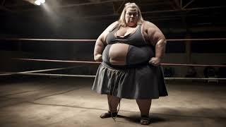 BBW Wrestling Montage #bbw #ssbbw #ussbbw