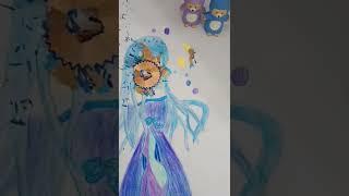 Anime girl drawing #habibi