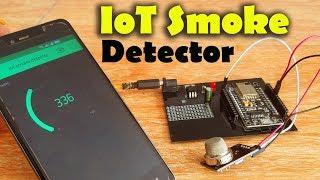 IoT Smoke Detector using MQ135 Gas Sensor, Nodemcu ESP8266, and Blynk Application