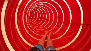 RED RING Water Slide at Thermal Corvinus Indoor Waterpark