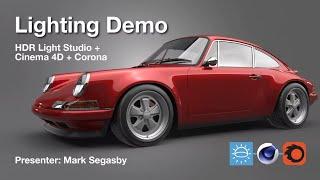 TUTORIAL | Lighting a Car in Cinema 4D, Corona and HDR Light Studio