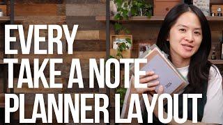 Every Take a Note Planner Layout