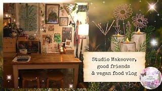 Transforming My Art Studio, Vegan Recipes, Time with Friends, and Teaching Pigments