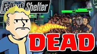 MY WHOLE VAULT GETS DESTROYED! - Fallout Shelter - Fallout Shelter Lunch Box Opening