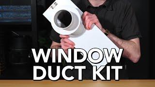 How to Install the Window Duct Kit