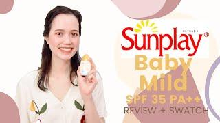 #Swatch và #Review Cheap, Mild, Sensitive Skin Friendly - Sunplay Baby Mild SPF 35 PA++