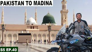 Finally ARRIVED in MEDINA  860KM Ride From RIYADH | S05 EP.40 | PAKISTAN TO SAUDI ARABIA TOUR