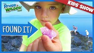 KIDS FIND GEMS ON FAMILY VACATION | YOUTUBE FOR KIDS