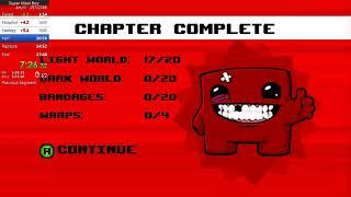 Super Meat Boy Any% in 17:37