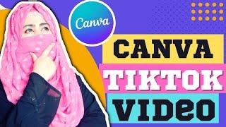 CANVA TUTORIAL: Canva Tiktok Video | Canva Video Editing | TikTok Video Editing