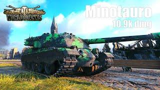 Controcarro 3 Minotauro, 10.9 K Damage, 4 Kills, Ruinberg - World of Tanks