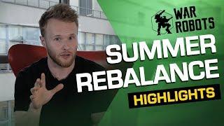 War Robots SUMMER REBALANCE Highlights [2019] (Update 5.3)