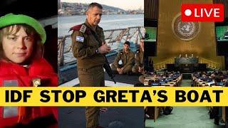  BREAKING: Chaos At UN As IDF Stop Greta Thunberg's Boat