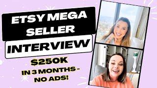 ETSY MEGA SELLER INTERVIEW LIVE REPLAY | PRINT ON DEMAND