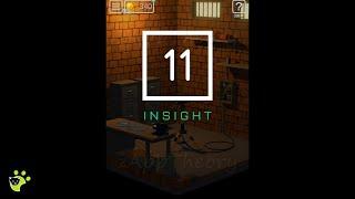 50 Tiny Room Escape 11 Insight (3/3 Cards) Full Walkthrough (Kiary Games)