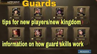 - GGG - how guard skills work, and guard tips for new accounts. guide guns of glory.