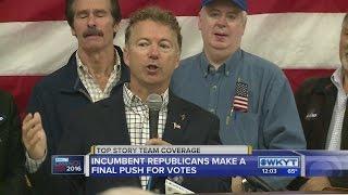 Rand Paul making last minute stops throughout the state