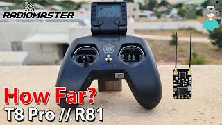 Radiomaster T8 Pro // R81 Receiver Range Test