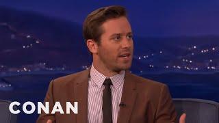 Armie Hammer's Russian Massage Video Accent | CONAN on TBS