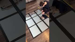 DIY on a budget!  Turn Target’s $7 mirror into a wall mirror with just a few easy steps! 