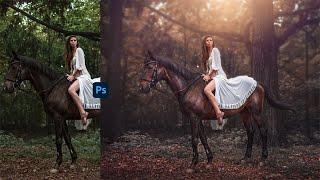 Cinematic Real Movie COLOR GRADING EFFECT in Photoshop CC 2021