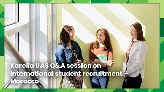 Karelia UAS Q&A session for applicants in Morocco