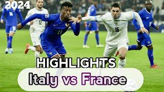 Italy vs France Highlights। UEFA Nations League। 18 November 2024