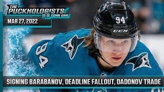 Signing Barabanov, Trade Deadline Fallout, Dadonov Trade - The Pucknologists 157