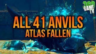 All 41 Anvil Locations (Fast Travel / Save Points) - Forgemaster Trophy / Achievement - Atlas Fallen