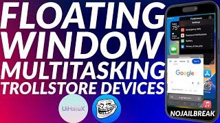 Get Floating Window Multitasking on iOS with UiHaruX | No Jailbreak | iOS Multitasking iPhone